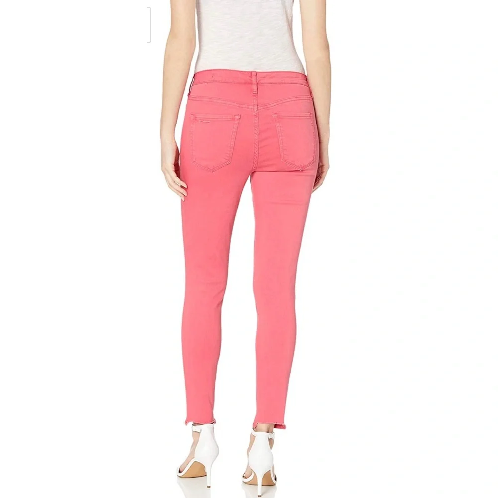 ELLA MOSS high rise pink skinny ankle jeans sz 29